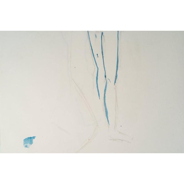 A Silhouette and a Reclining Figure, 1900s, Paper For Sale - Image 4 of 9