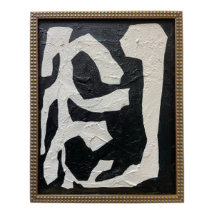 2025 "Edera" Contemporary Abstract Minimalist Painting on Canvas by Artist r.k. Red