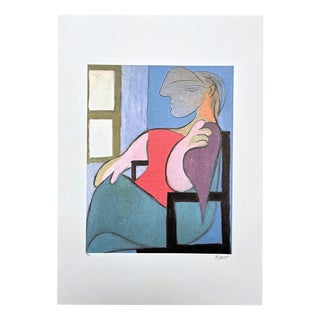 After Pablo Picasso, Cubist Female Portrait, 1970s, Lithograph For Sale