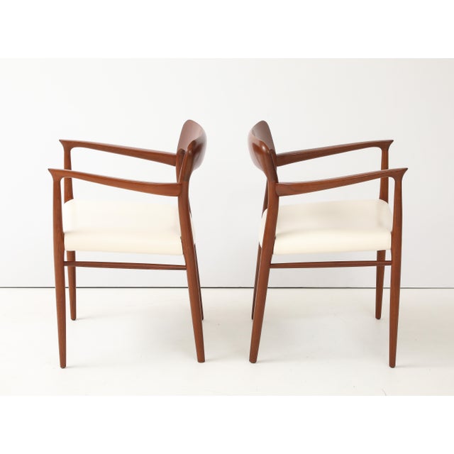 Niels Otto Moller Model 77 & 56 Teak Dining Chairs Set of 10 For Sale - Image 13 of 18