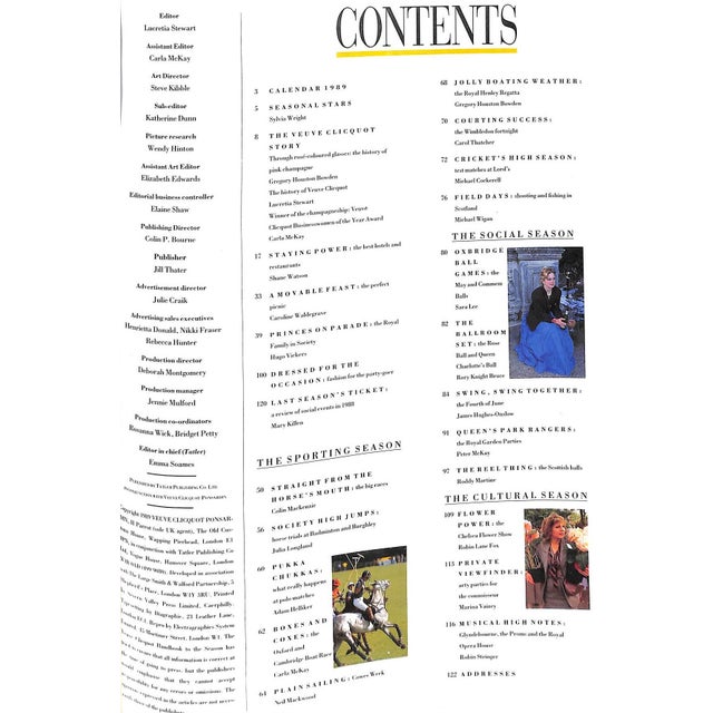 The Veuve Clicquot Handbook to the Season 1989 For Sale - Image 12 of 15