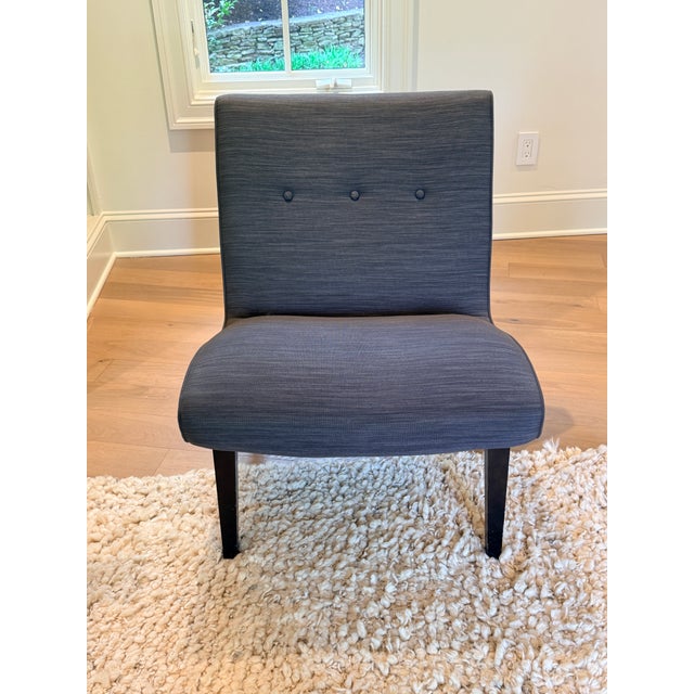 Pair of Room & Board Delia Armless Chairs For Sale In Washington DC - Image 6 of 8