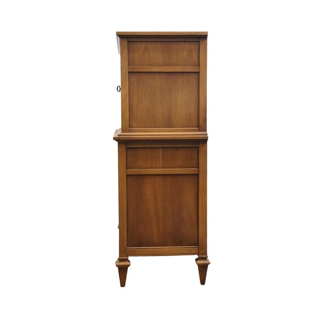 Weiman the Rockwood Collection Solid Cherry Italian Neoclassical 40" Chest on Chest 533-111 For Sale - Image 12 of 15