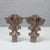 Brown Antique Carved Decorations, 1700s, Set of 2 For Sale - Image 8 of 8