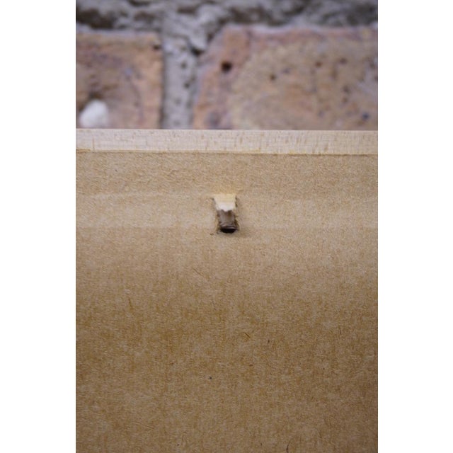 Wood 1980s Framed Lithograph Titled "Red Mountain" by Louisa Chase For Sale - Image 7 of 7