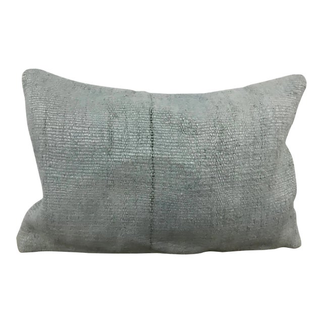 1960s Vintage Turkish Anatolian Organic Hemp Pillow Cover For Sale