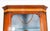 Wood Vintage English Flame Mahogany Display Cabinet For Sale - Image 7 of 18
