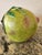 Chinoiserie Extra Large Vintage Chinese Green and Pink Glazed Ceramic Peach Altar Fruit For Sale - Image 3 of 11