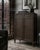 Vintage Gentleman’s Dressing Cabinet in Old Chapel Satin Walnut™ — Refinished Bar Conversion, Bookmatched Walnut Doors For Sale - Image 11 of 12