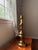1960s Mid-Century Modern Hollywood Regency Stiffel Style Solid Brass Table Lamp 30" With Harp & Finial For Sale - Image 11 of 12
