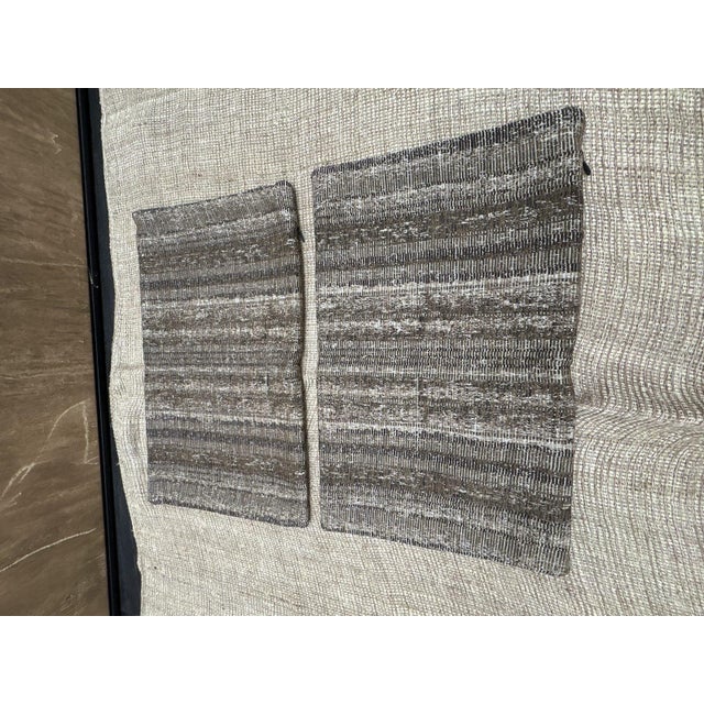 Rh Restoration Hardware Ria Stripe Pillow Covers Set of 2 | 13" X 21" Lumbar | Burnt Caramel For Sale - Image 13 of 17