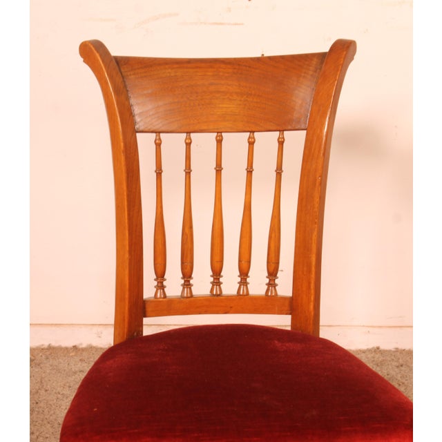 Antique Directoire Dining Chairs, Set of 4 For Sale - Image 5 of 11
