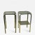 1970s Modernist Gold Tubular Double Tier Side Tables - A Pair For Sale - Image 9 of 9