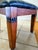 2000 - 2009 Four Solid Wood Dining Chairs, Decorated With Leather Strips. For Sale - Image 5 of 6