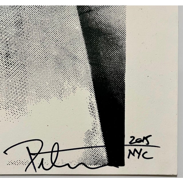 Peter Tunney, Pop Art Peter Tunney Hand Pulled Silkscreen with Hand Coloring Painting Brando, 2015 For Sale - Image 4 of 6