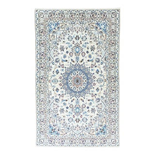 Hand-Knotted Oriental Rug in Silk For Sale
