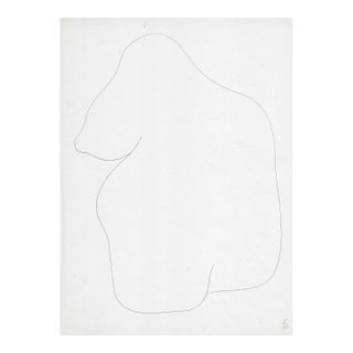 1960s James Bone Abstract Nude Drawing For Sale