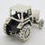 Metal 3oz Vintage Italian Handmade Sterling Silver 925 Tractor Large Detailed Figurine Solid Silver Sculpture For Sale - Image 7 of 11