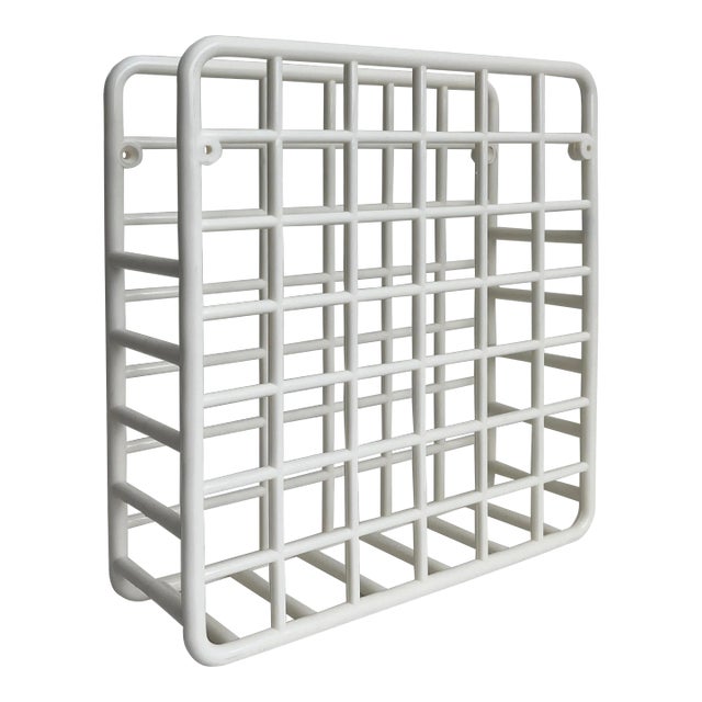 1983 Yaffa Office Organizer or Magazine Holder, White For Sale