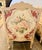 Late 20th Century Pair of French Louis XV Style Floral Bergeres Chairs With Matching Ottomans For Sale - Image 5 of 9
