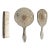 Vintage Silver Plate Vanity Set - Mirror, Comb & Brush For Sale