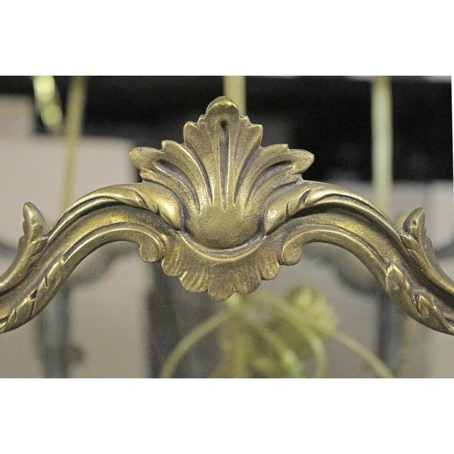 Large Louis XV Style Bronze Doré Lantern For Sale - Image 4 of 6