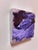 Abstract Purple Blimp by Tammi Otis | Oil on Board Oil painting of a purple blimp in a cloudy sky. For Sale - Image 3 of 5