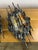 Brutalist Wrought Iron and Glass Wall Lamps, 1960s, Set of 2 For Sale - Image 3 of 9