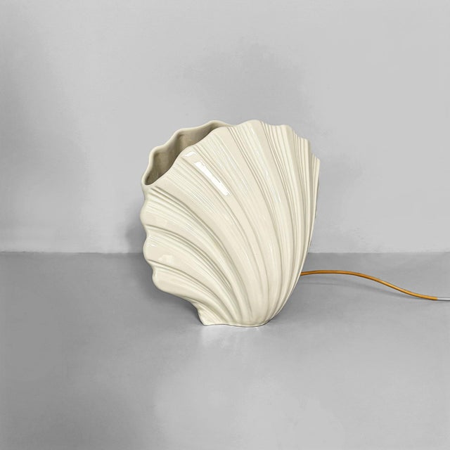 Mid-Century Modern Italian Ceramic Shells Table Lamp from Este Ceramiche, 1960s For Sale - Image 15 of 15