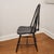 Dark Gray Vintage Windsor-Style Brace Back Chair Newly Refinished in Carbon Grey For Sale - Image 8 of 12