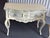 La Barge Hand Painted Blue and White French Console Tables or Entry Way Tables For Sale - Image 9 of 12