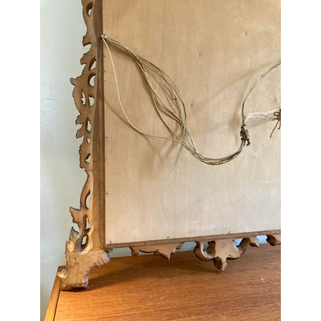 Rococo 20th Century Rococo Style Goldbronzed Wood Mirror For Sale - Image 3 of 8