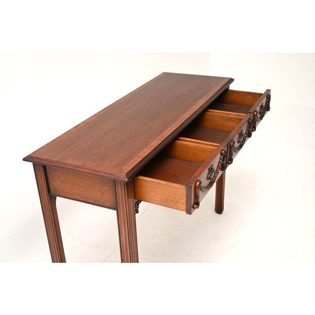Vintage Georgian Console Table, 1930 For Sale - Image 10 of 11