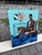 Textile Within the Blue Room, 21st Century, Figurative Realism, by Emmanuel Akolo (2026), Acrylic on Canvas For Sale - Image 7 of 8