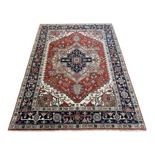 Persian Style Oriental Serapi Area Rug 9x12 For Sale