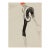 Vintage French Fashion Art Print – Art Deco Woman in Black and White, 36" X 48" For Sale