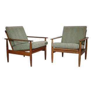 Teak Armchairs, 1960s, Set of 2 For Sale
