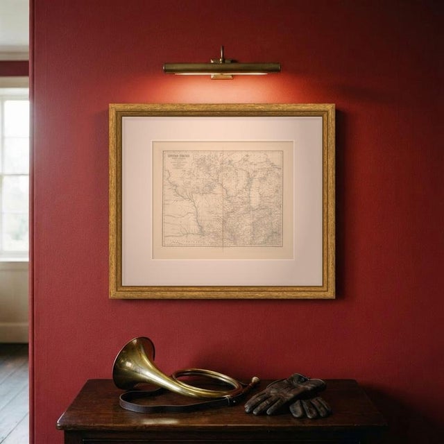 Antique Map of the North Central United States and Lake Michigan, 1860 For Sale - Image 6 of 8