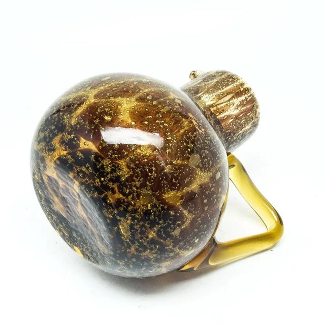 Glass Czechoslovakian Postmodern Jug, 1970s For Sale - Image 7 of 11