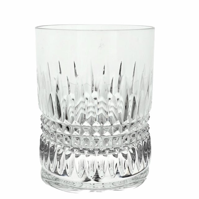 1990s Waterford Lismore Diamond Irish Crystal Double Old Fashioned Glass For Sale In San Francisco - Image 6 of 10