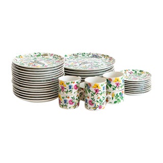 Floral China Set For Sale