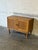 1970s Oak 2-Door Storage Cabinet With Internal Wooden Shelf Vintage Mid-Century Modern 1970s For Sale - Image 5 of 11