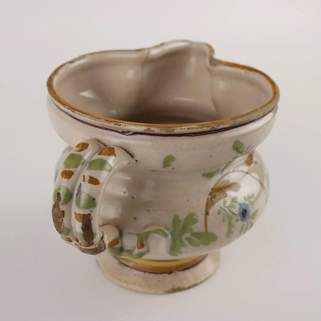 Polychrome & Majolica Jug, Ligurian For Sale - Image 6 of 10