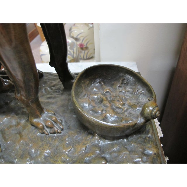 Stanislas Lami French Grand Danois Observant Un Escargot Dog Bronze ...