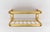 Vintage Brass and Glass Wall Shelf, 1960s For Sale - Image 6 of 10