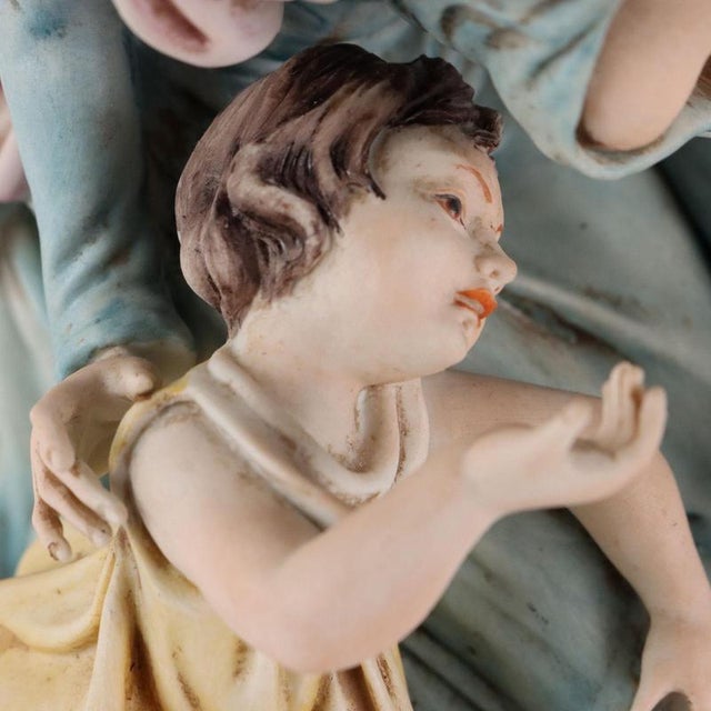 Antique Italian Sculpture Religious Subject, 1900 For Sale - Image 4 of 14