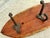 Wood Vintage Rustic Folk Art Wood Fish Coat, Hat Rack For Sale - Image 7 of 12
