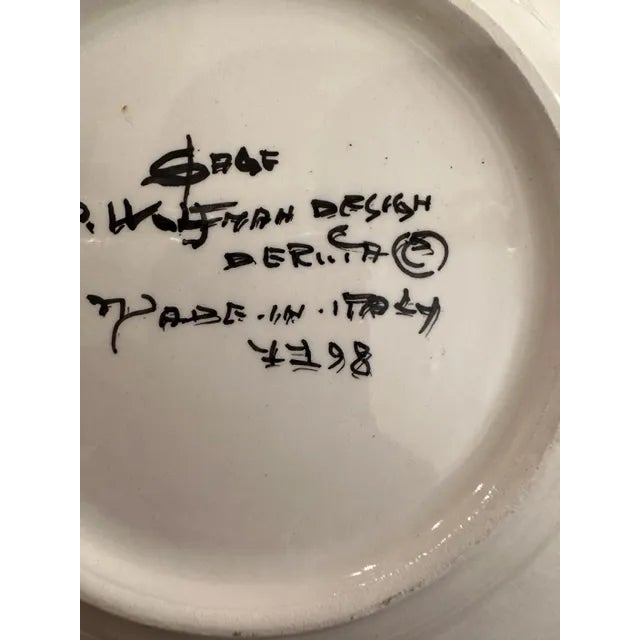 Italian Williams Sonoma Sage Napa Dessert Plate For Sale - Image 3 of 4