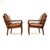 Mid-Century Modern Vintage Scandinavian Chairs by Frederik Kayser from Vatne Lenestolfabrikk, 1960, Set of 2 For Sale - Image 3 of 16
