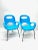 Turquoise Y2k Karim Rashid Turquoise Oh Chairs - a Pair For Sale - Image 8 of 8